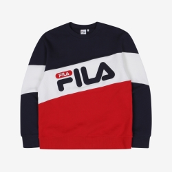 Fila Line Color Scheme One-on-one - Naisten Hoodie - Laivastonsininen | FI-62038